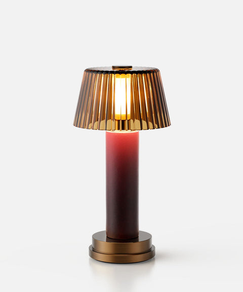 Rechargeable brass Victoria lamp by NEOZ Lighting