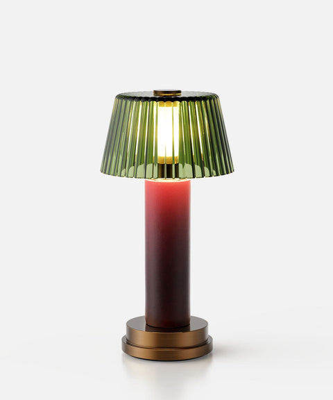 Battery-powered Victoria aged brass by NEOZ Lighting