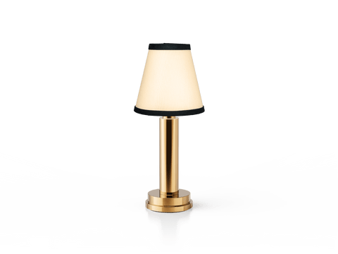 Victoria Empire Cream Cotton Lamp Shade with Custom Trim