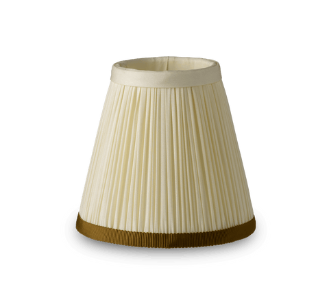 Victoria Empire Pleated Silk Lamp Shade with Custom Trim